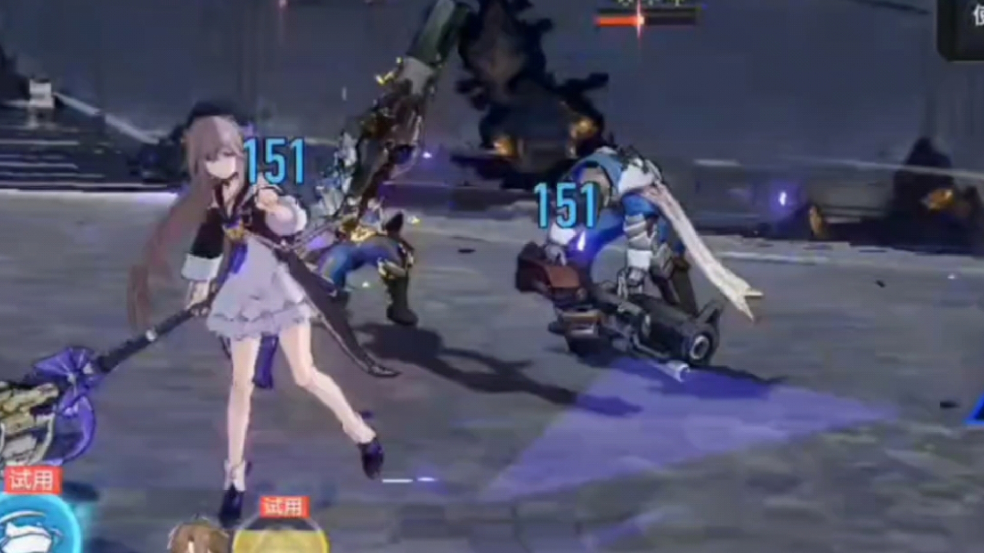 崩铁 哈哈,背面迎敌