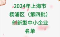 2024年上海市杨浦区(第四批)创新型中小企业名单哔哩哔哩bilibili