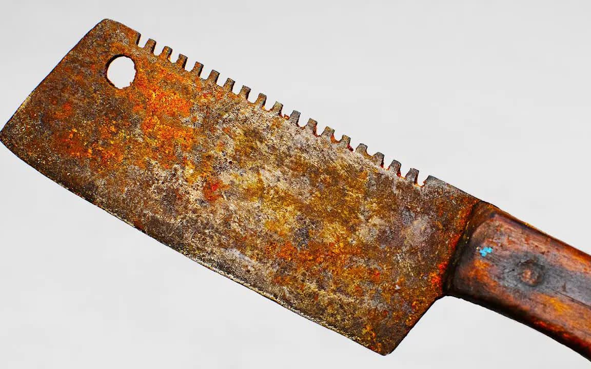 修复古董店的生锈渔刀