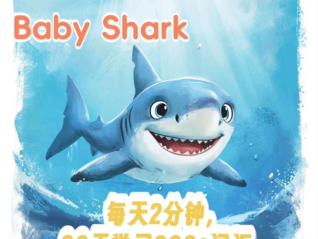 [图]英语早教儿歌 Baby Shark 鲨鱼宝宝