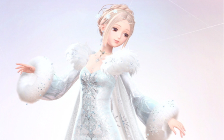 【闪耀暖暖】圣诞节纯白谧境染色提前拥有复苏款