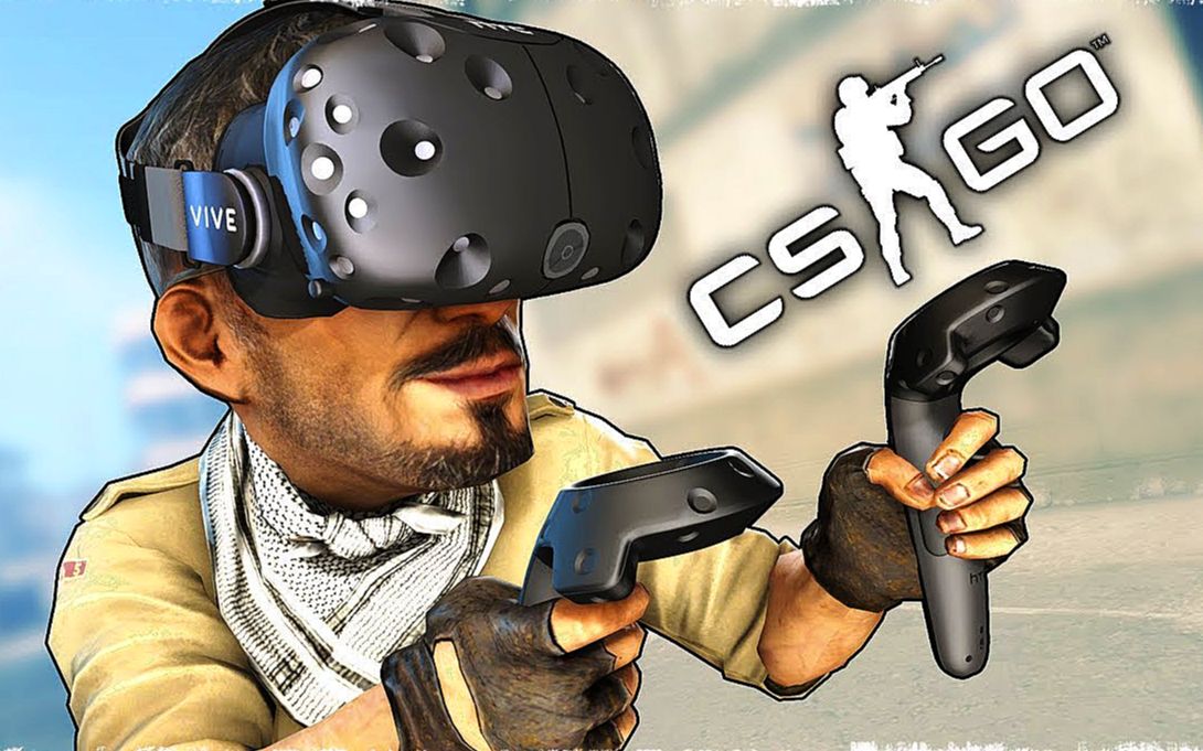 [图]VR CS:GO 是搞笑游戏吧？老外都疯了！【虚拟现实射击游戏】