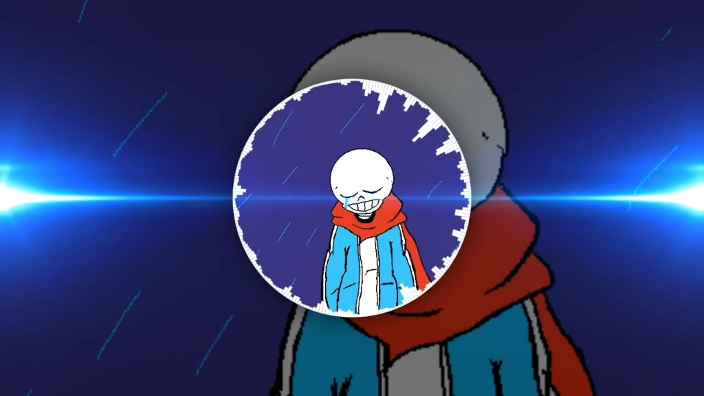 『傳說之下—中立線 雨中淚sans』undertale tears in the rain