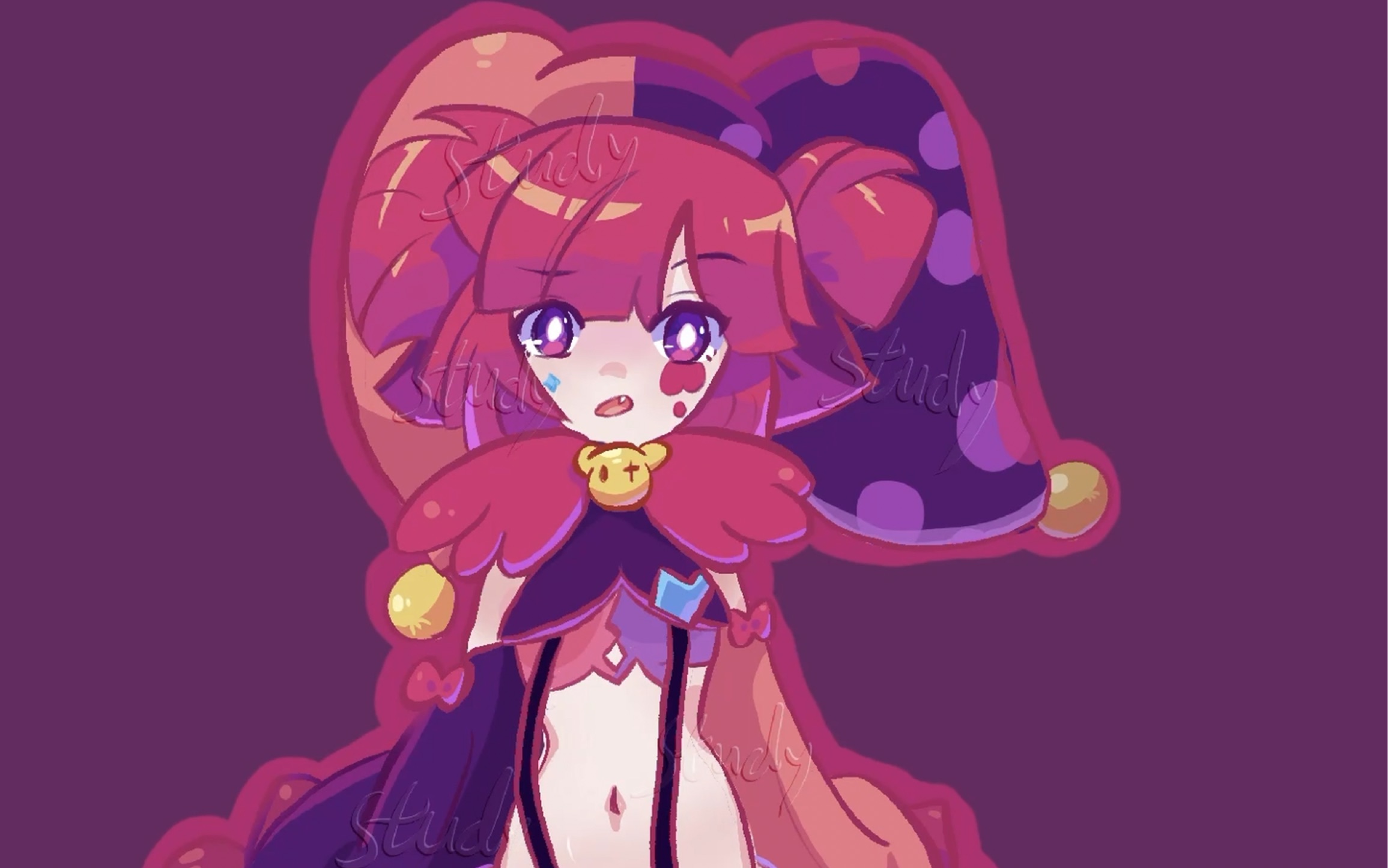 「绘画过程」布若-华服小丑