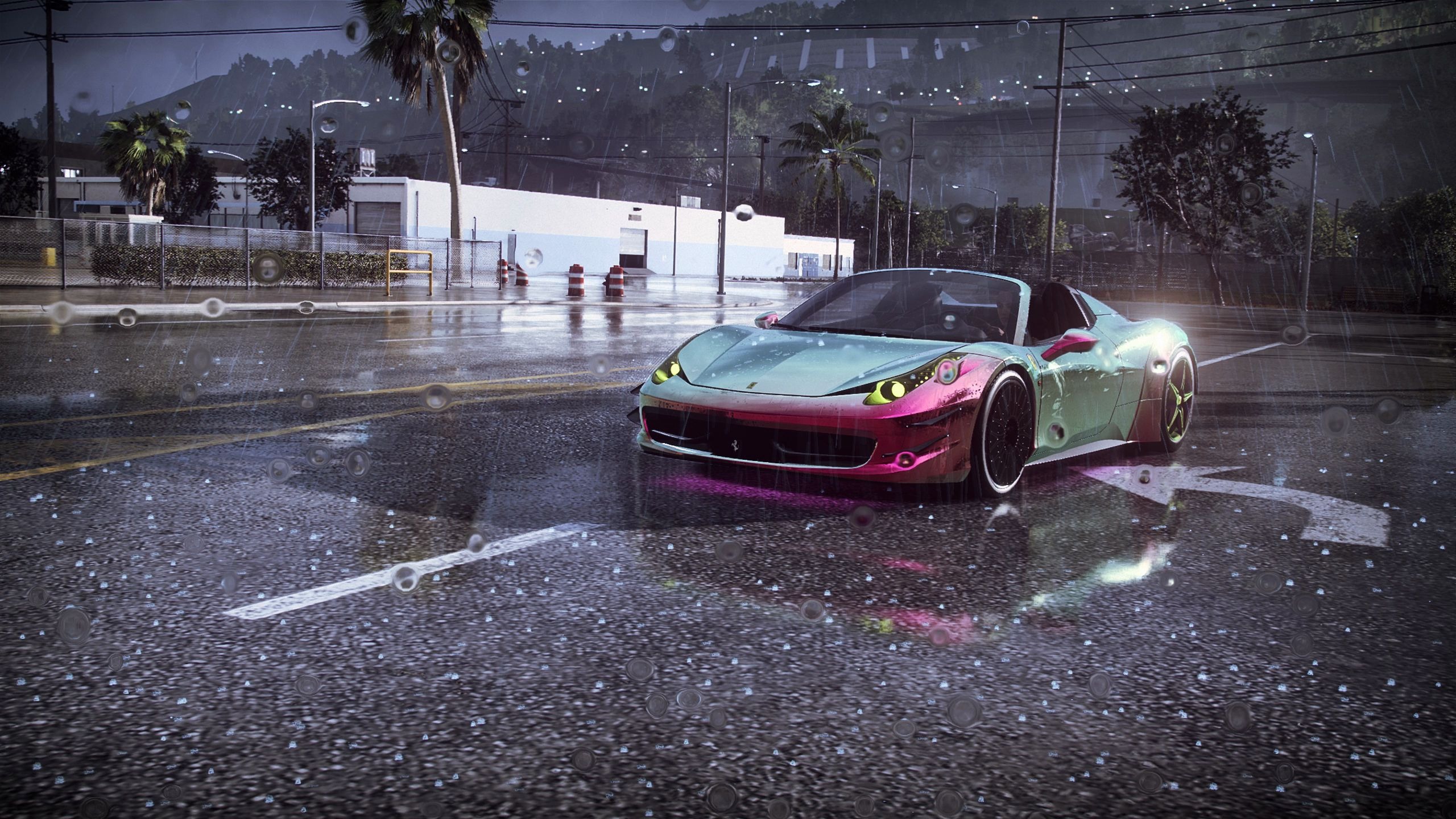 极品飞车21 2k画质 雨天和夜晚效果还是很不错的嘛_哔哩哔哩_bilibili