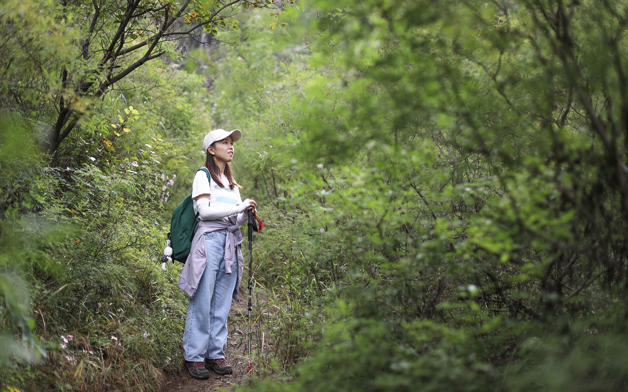 进山穿林看原始美景、瀑布,京郊门头沟东胡林至西胡林徒步穿越哔哩哔哩bilibili