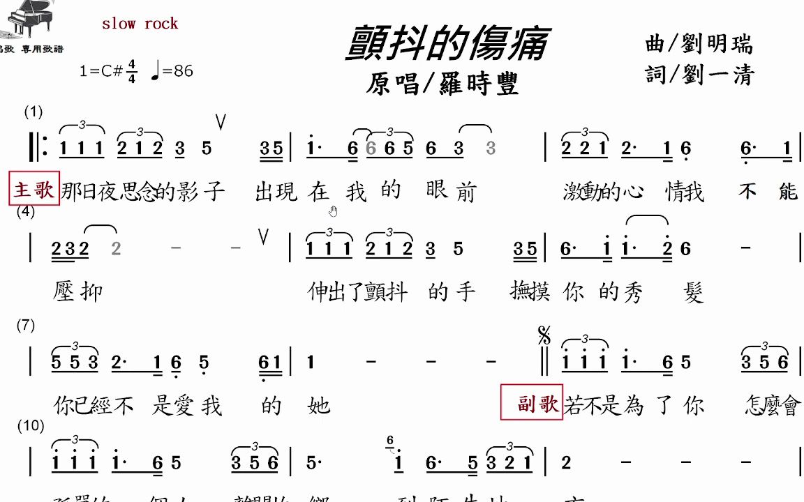 [图]【月云爱唱歌】颤抖的伤痛