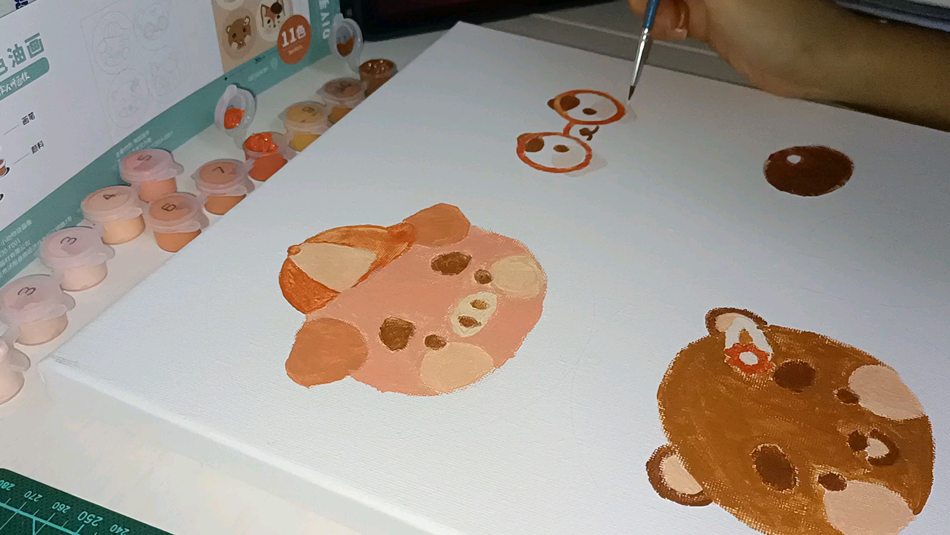 《油画填色》小动物自画像(第五弹)