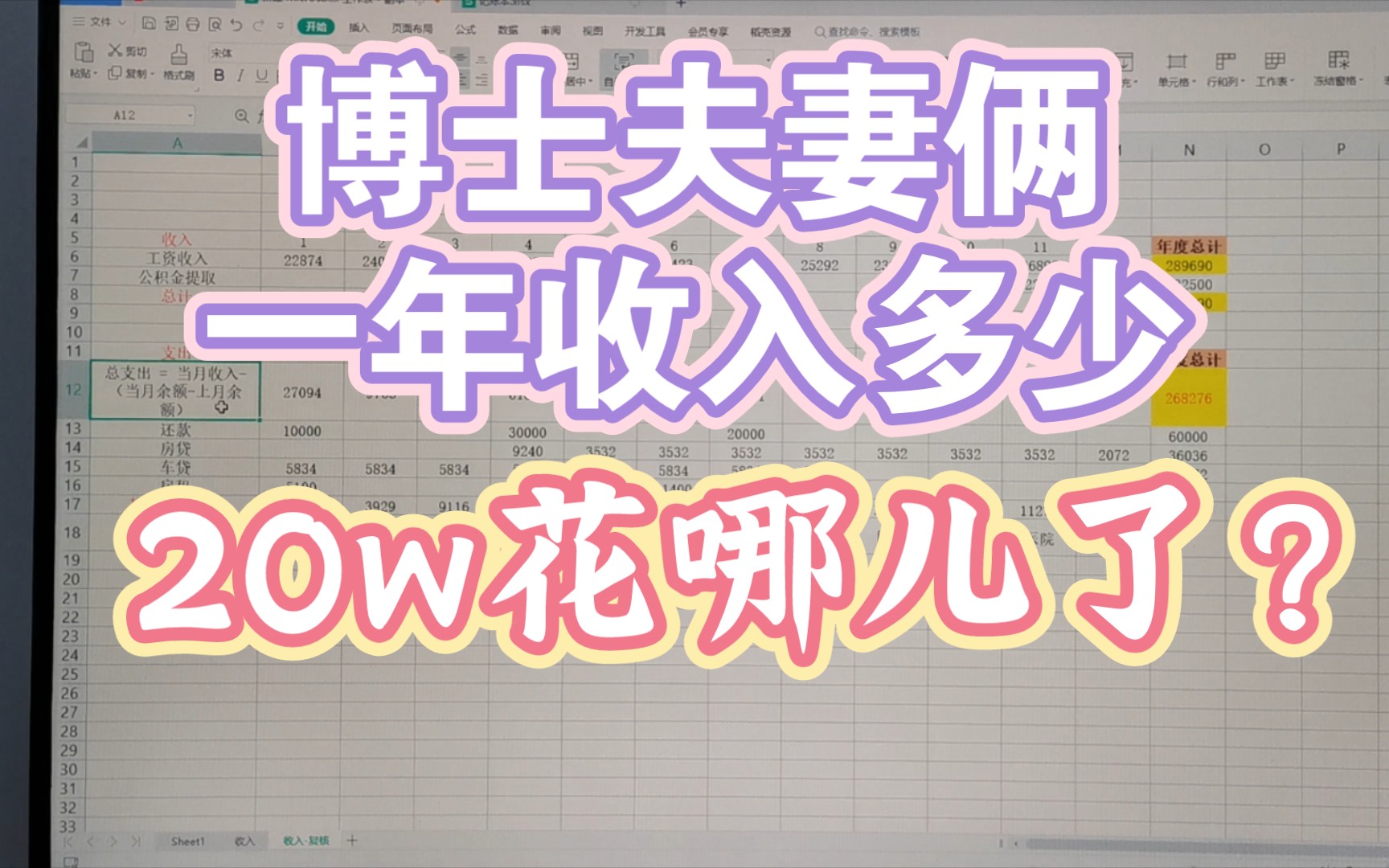 二线城市,夫妻两人一年支出达到20万?这真的正常吗?哔哩哔哩bilibili