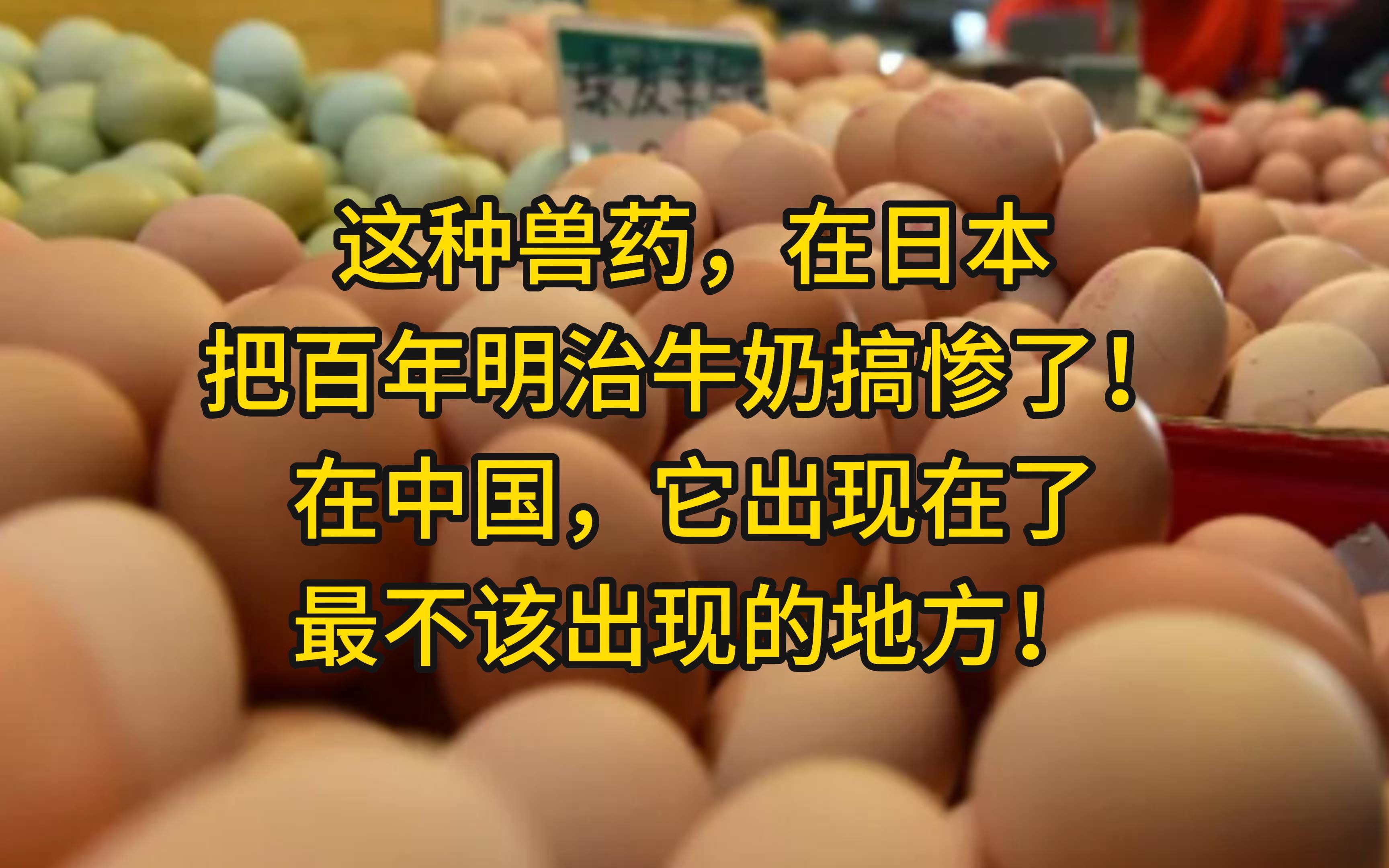 这种兽药把日本百年企业明治牛奶搞惨了!现在又出现在了中国!哔哩哔哩bilibili