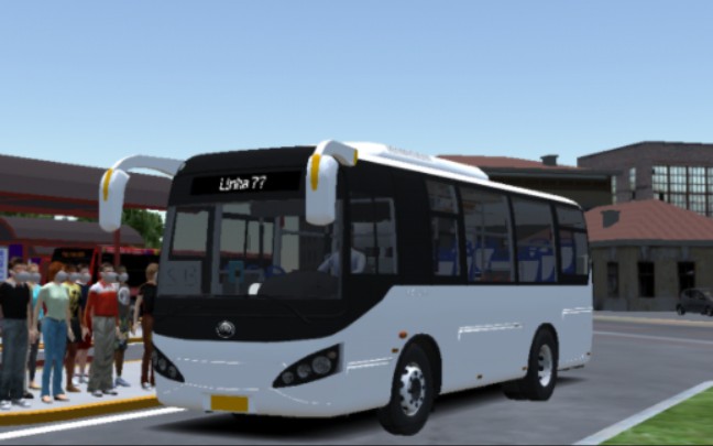 [pbsu]驾驶宇通熊猫兔耳版上山,中途连续几次撞车