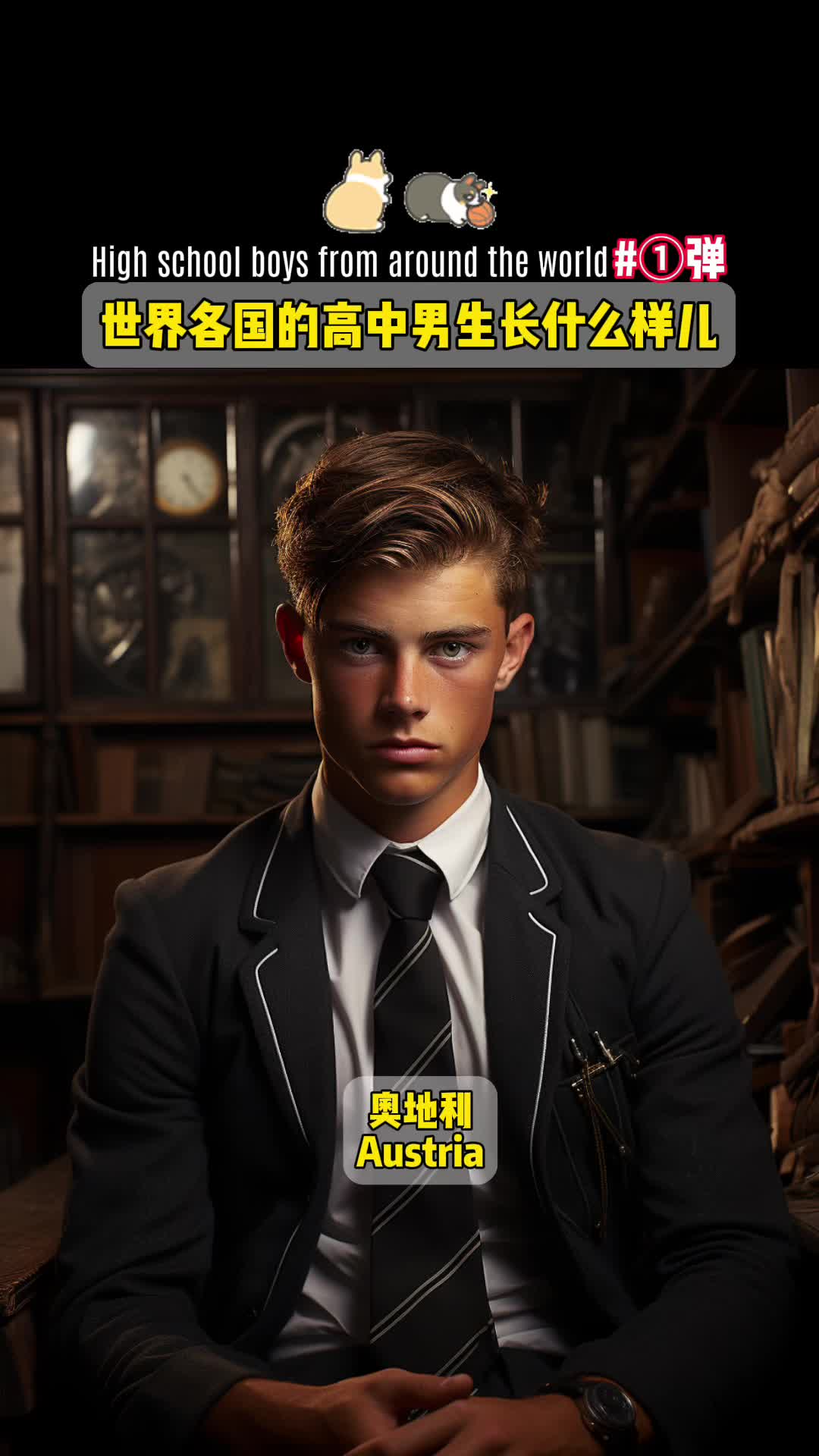 世界各国的高中男生长什么样儿 high school boys from around the world哔哩哔哩bilibili