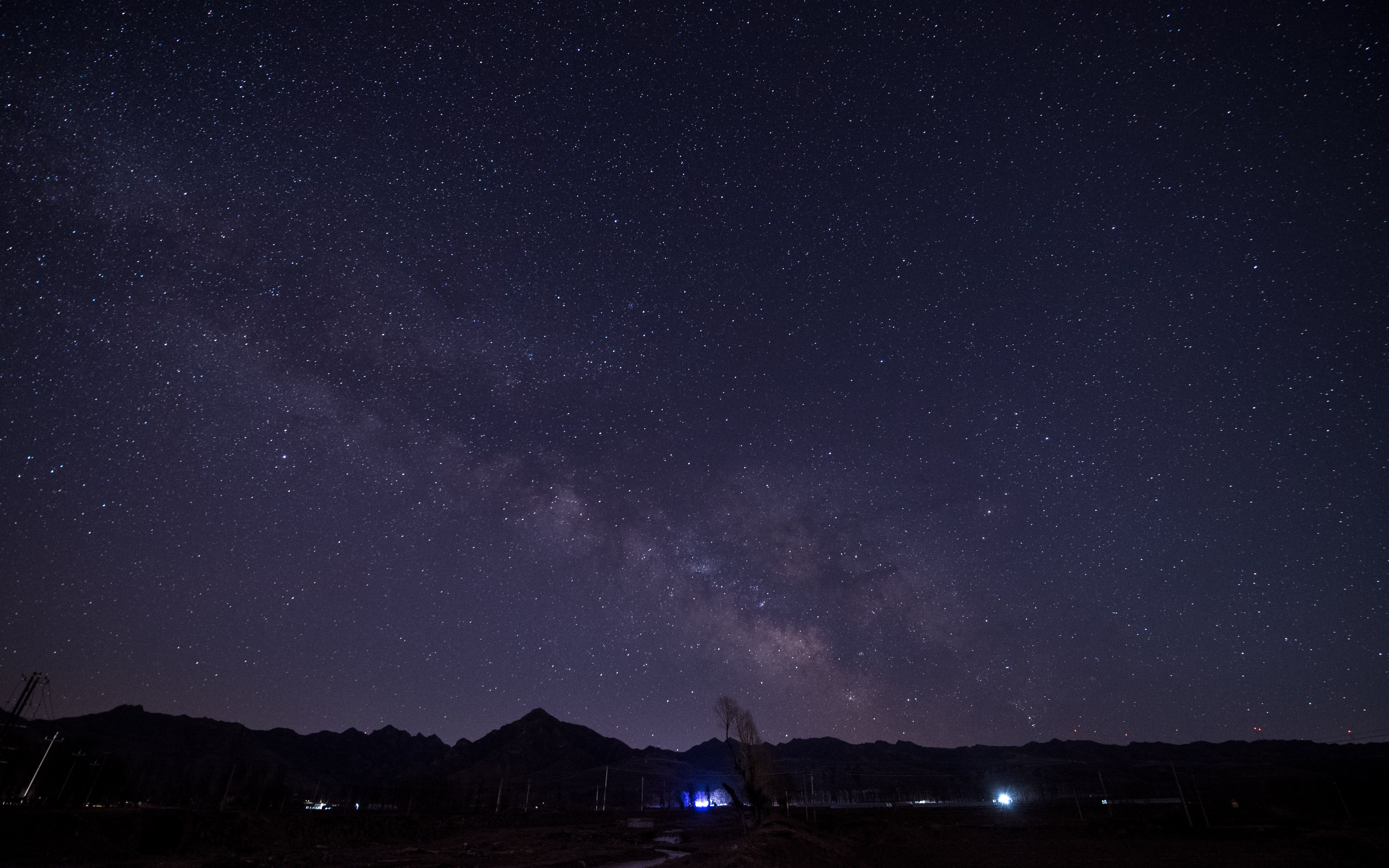 看见银河拂过夜空 | 延时摄影