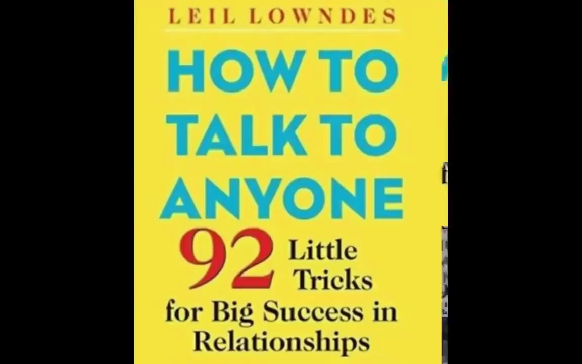 [图]How to Talk to Anyone 92 Little Tricks for Big Success in Relationships Full Au