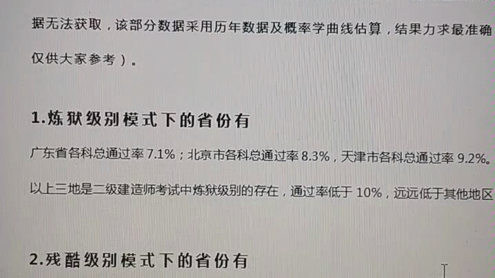 各地二建通过率比拼!在广东省通过二建考试比较难?河北通过二建考试就比较简单?我们来聊聊具体情况~哔哩哔哩bilibili