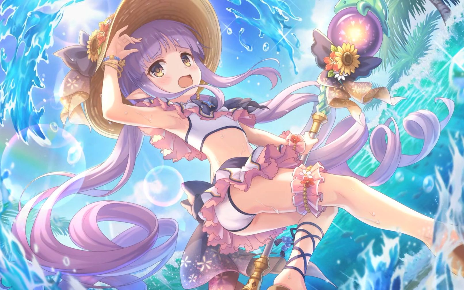 【公主连结】★3 镜华(夏日)ub & 语音展示_手机游戏热门视频