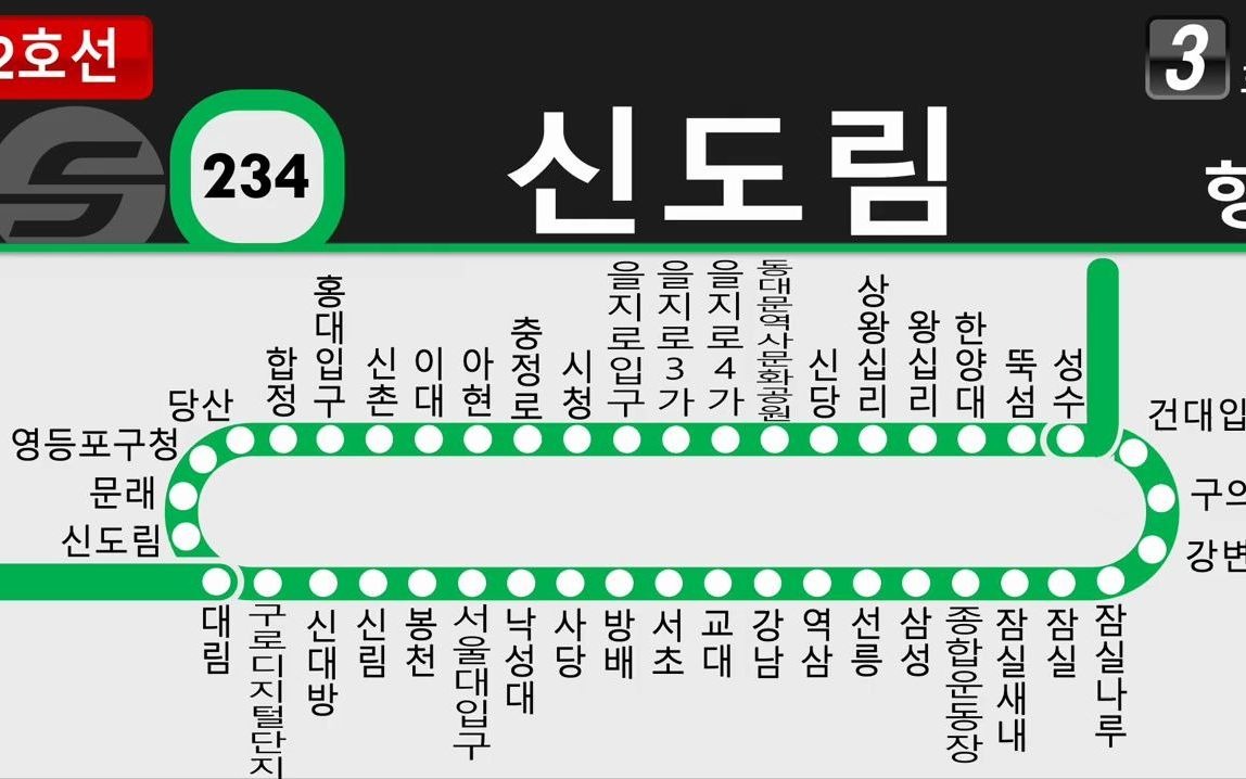 首尔地铁2号线九宜站图片