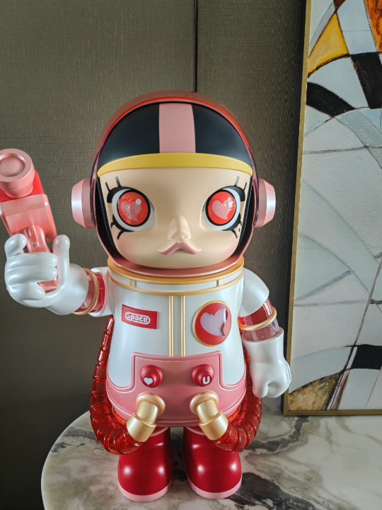 会biu爱心的泡泡玛特大号molly宇航员