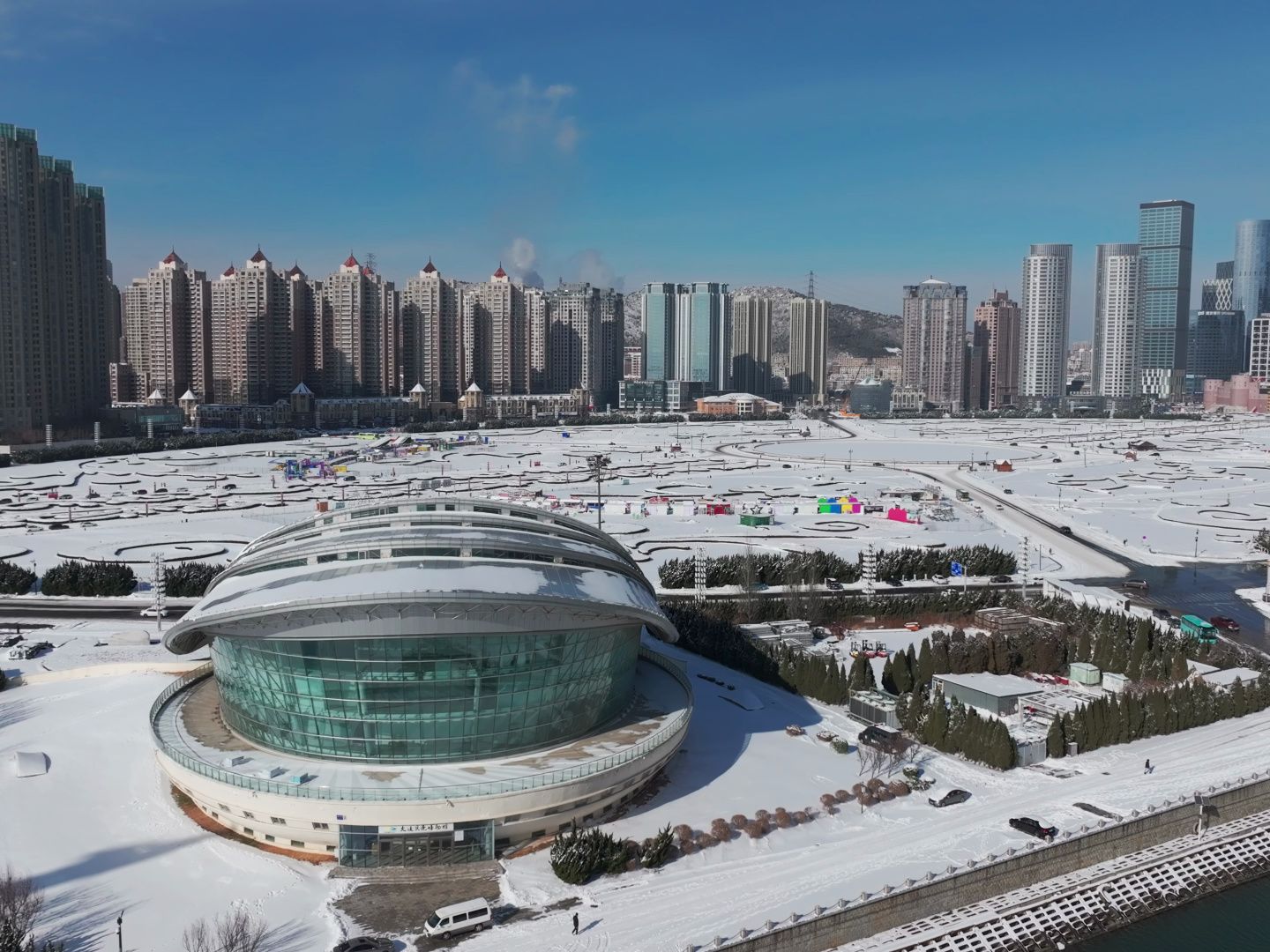 [4k]雪后星海广场-younkydl-younkydl-哔哩哔哩视频