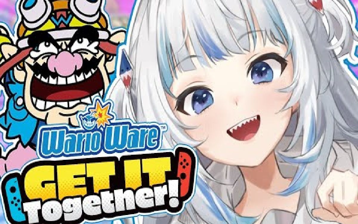 【生肉】小鲨鱼gura直播实况(21.9.12):玩瓦里奥制造