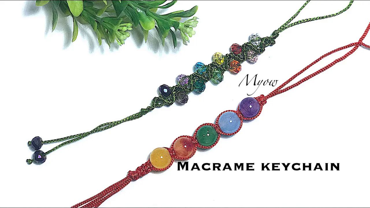 【myow handmade】绳编手链制作教程 编号84