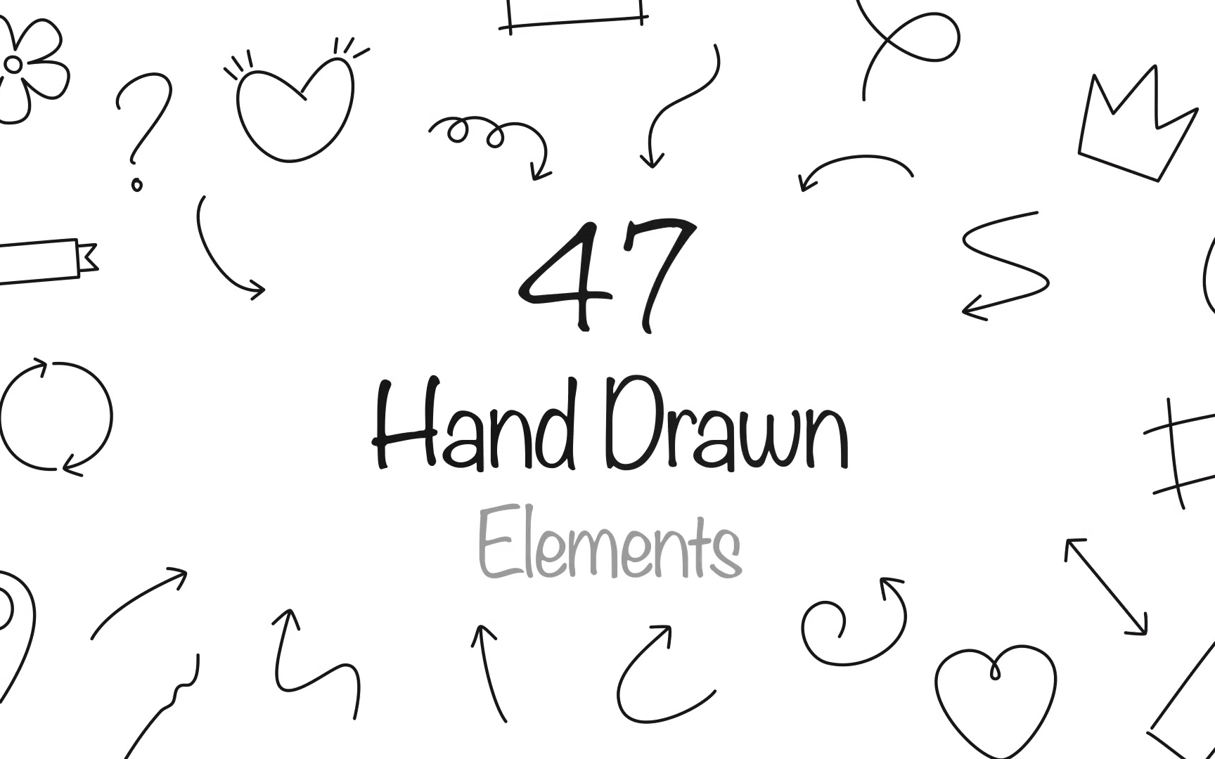 ae模板-线性线条箭头素材