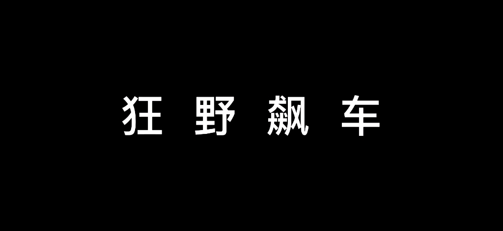 [图]狂野飙车，但是极速版