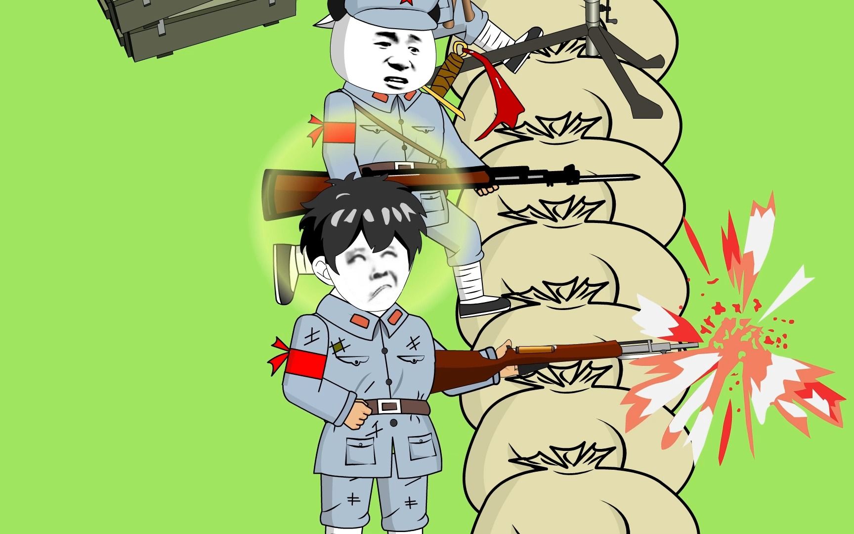 【带着系统打鬼子】第二集 手雷管饱