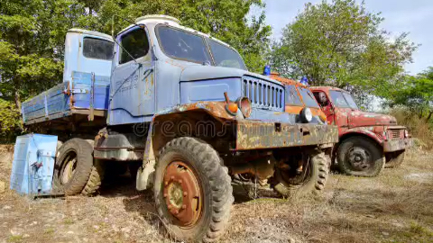 捷克布拉格卡车图片