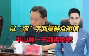 Download Video: 结果来了！以“滚”字回复群众短信，河北平山县一干部被免职