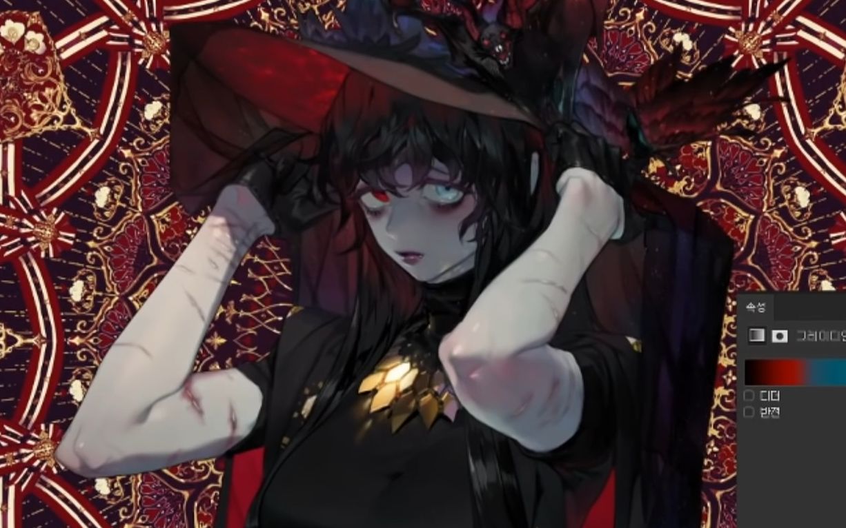 画师安利:pigeon大佬的绘画过程加速展示【转载】_哔哩哔哩_bilibili