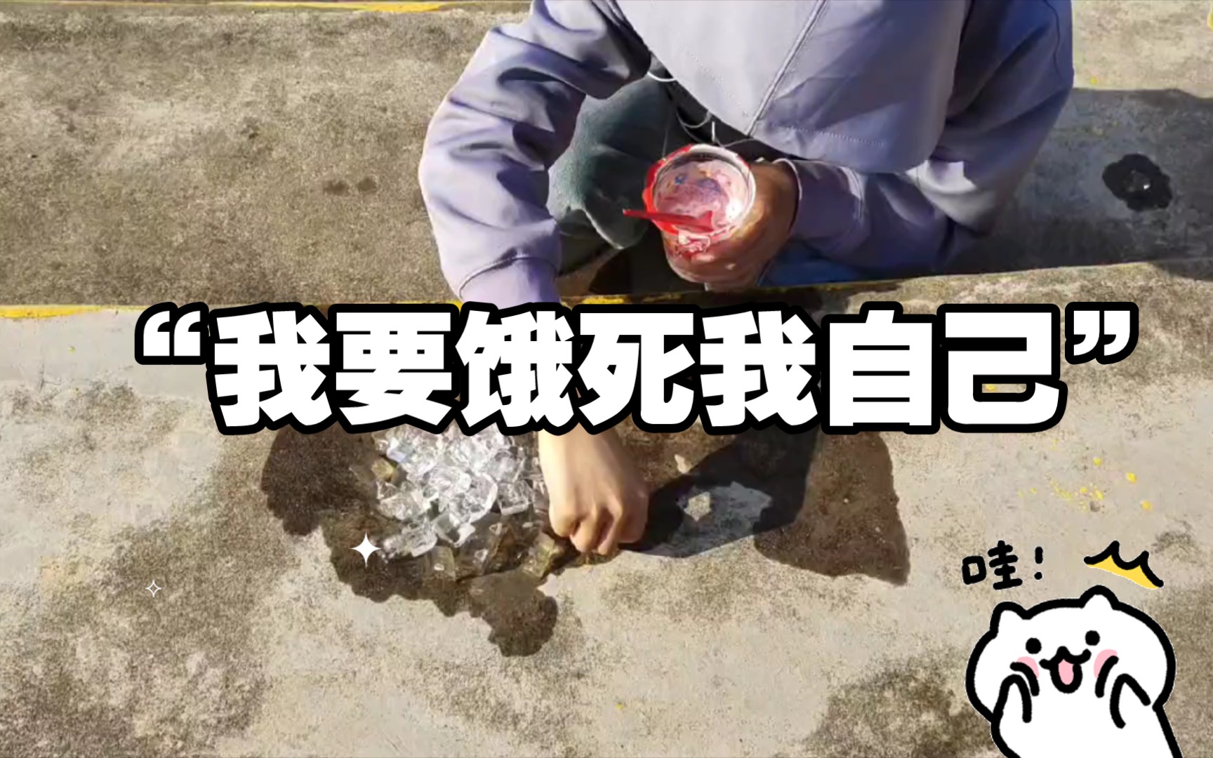 "我要饿死我自己"