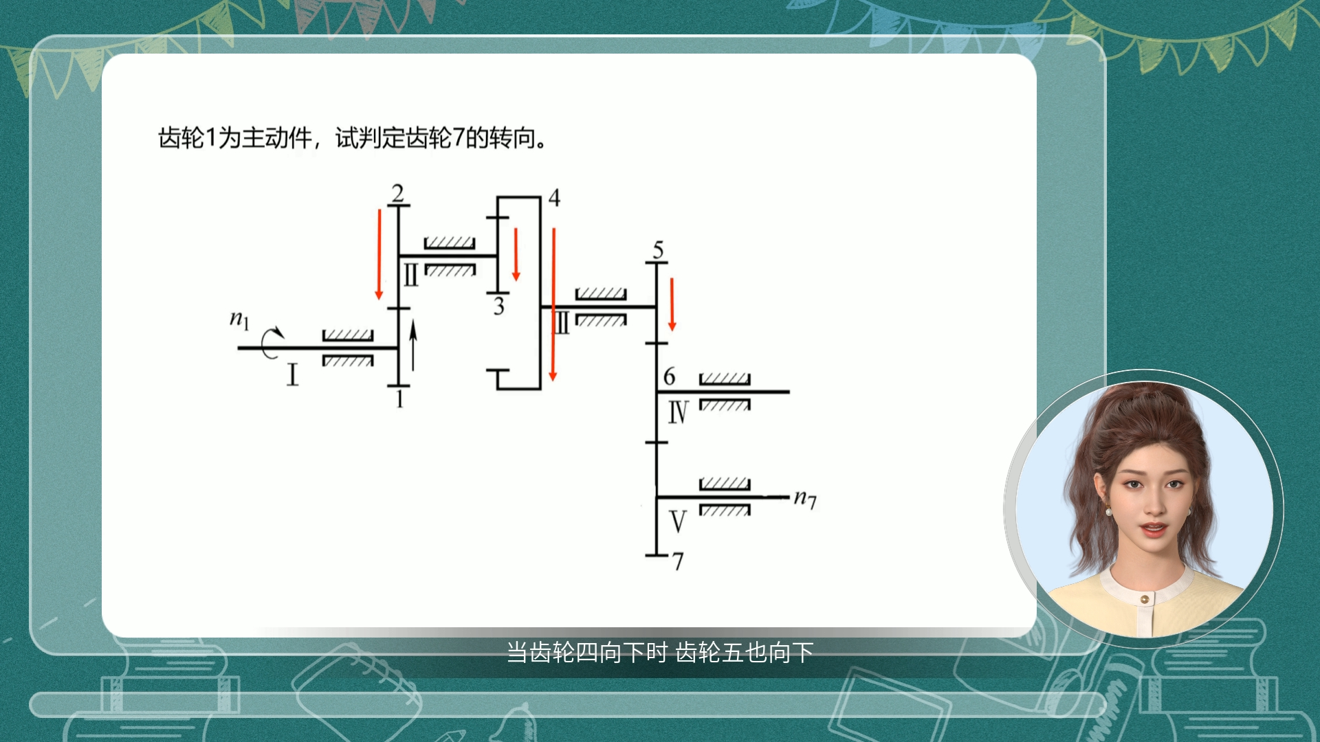 怎么分清轮系中的主从动轮哔哩哔哩bilibili