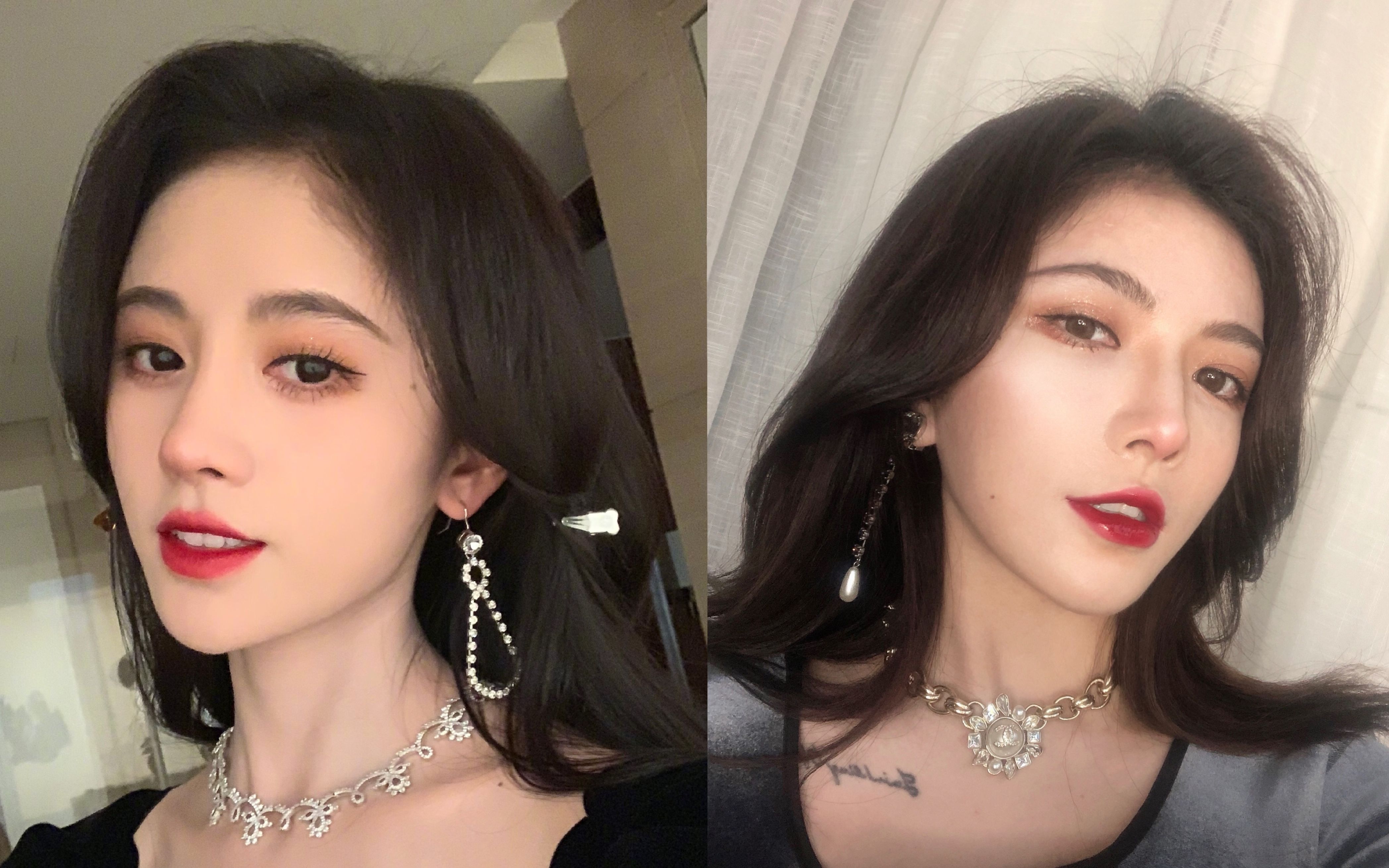 尖叫之夜鞠婧祎仿妆