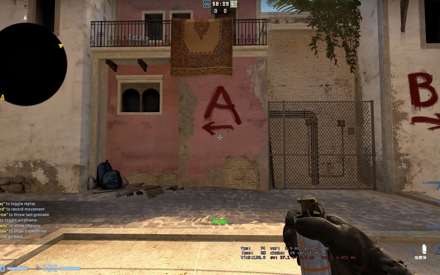 [csgo]mirage 警家烟_哔哩哔哩_bilibili