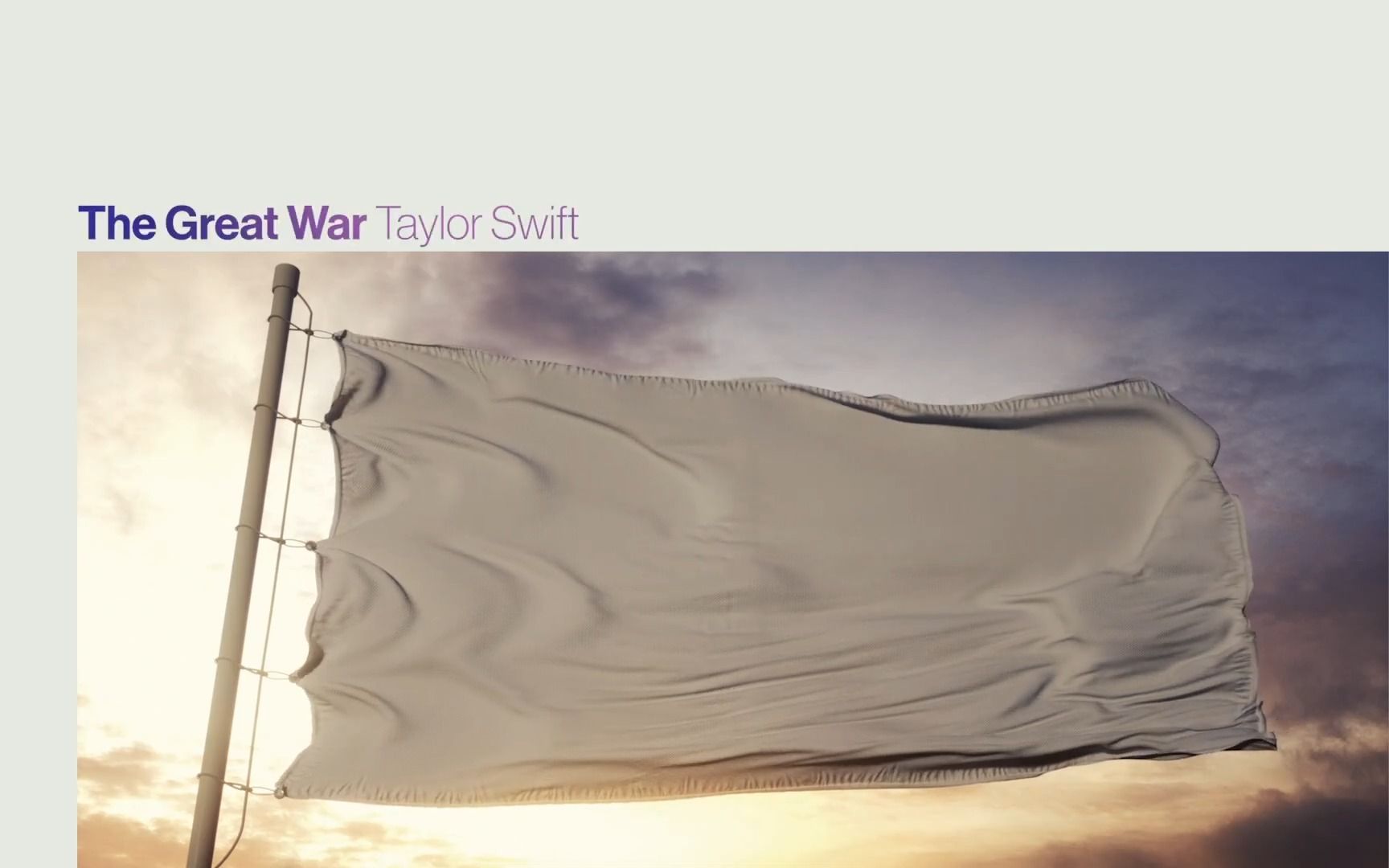 [图]Midnights歌词MV | Taylor Swift - The Great War