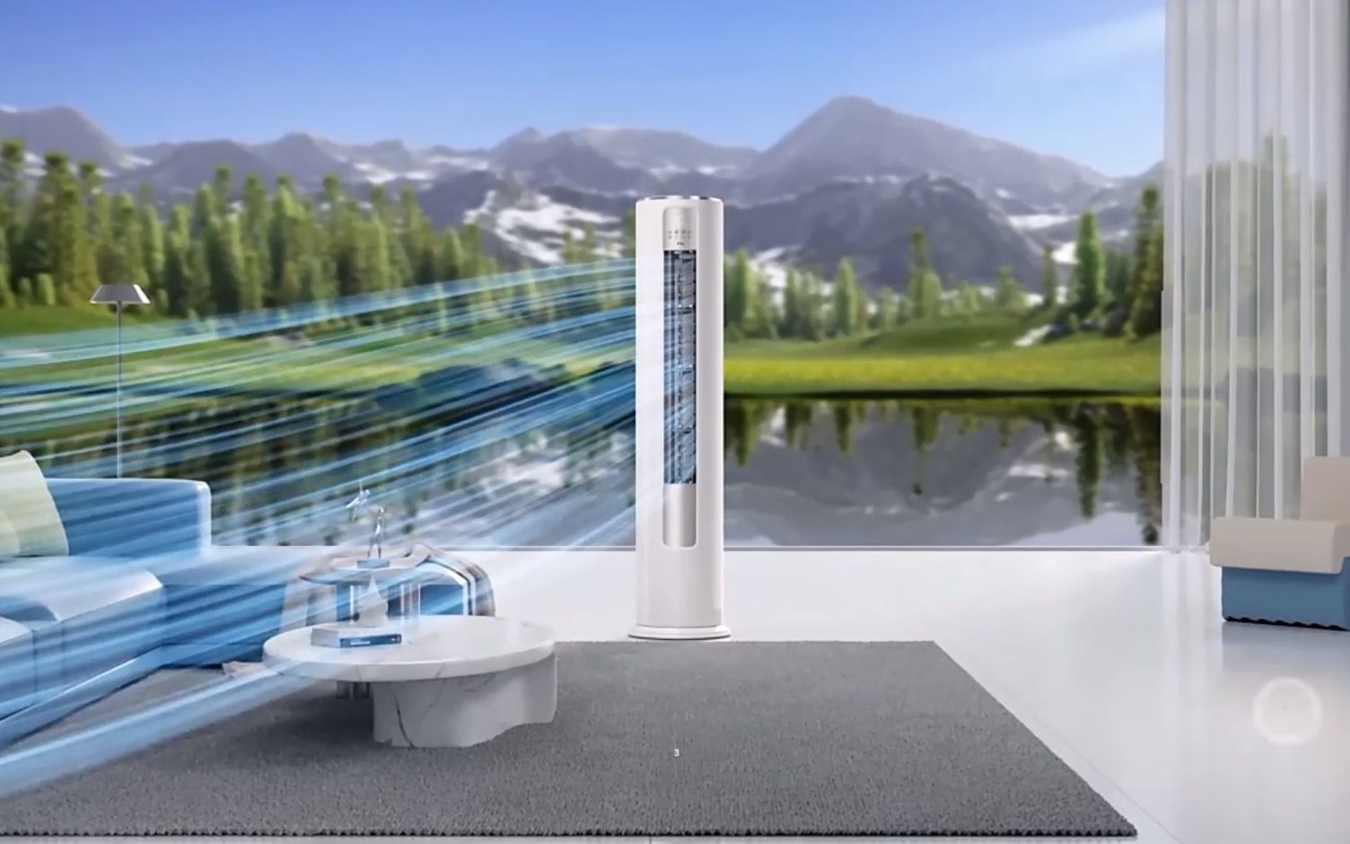 tcl 大3匹 新一级能效变频冷暖 智净风 净离子除菌 立柜式 客厅柜机