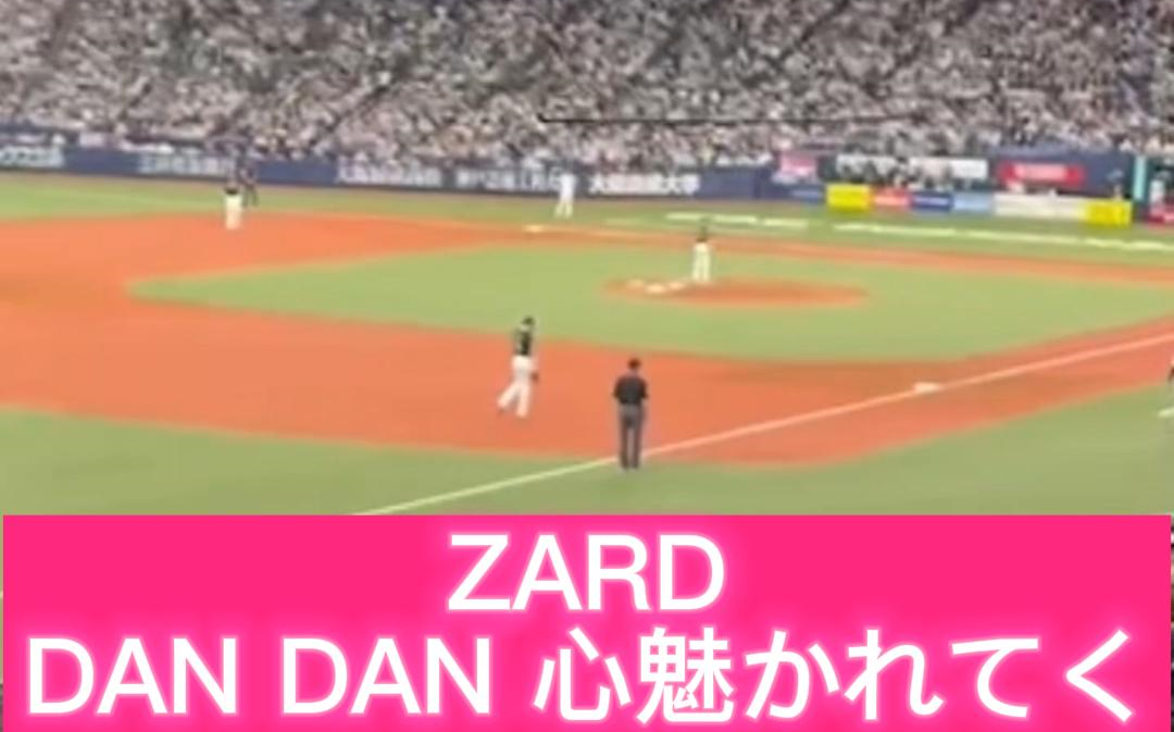 [图]日本棒球场响起ZARD名曲《DAN DAN 心魅かれてく》