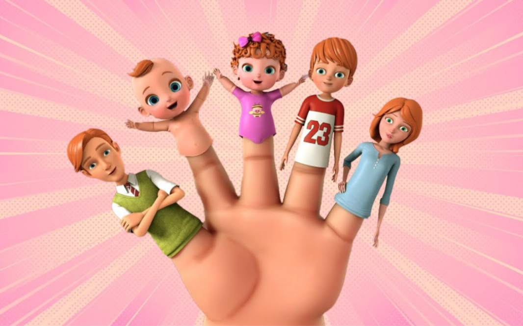 [图]英文儿歌，The Finger Family Song 手指歌