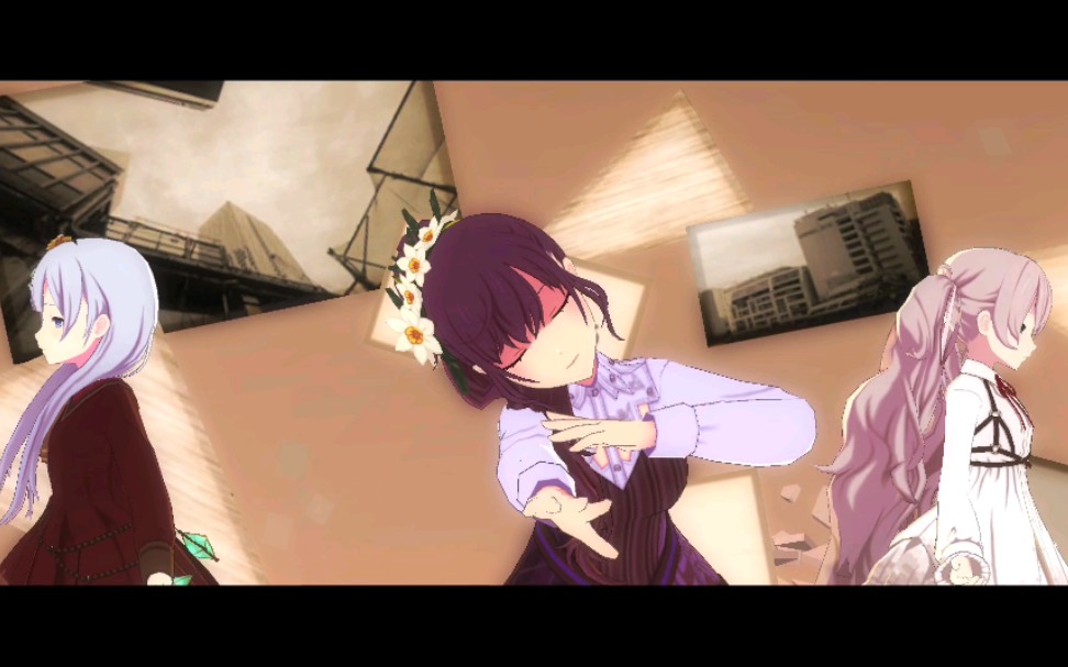 【project sekai/3dmv】fes奏&真冬的自伤无色【1080p/60fps】_哔哩