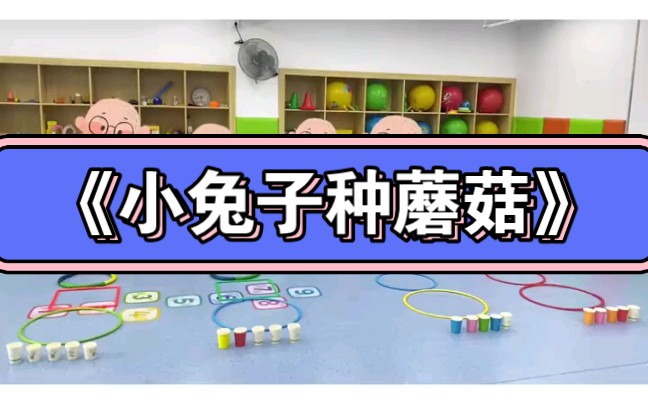 幼儿园公开课|感统训练:《小兔子种蘑菇》2023 视频+教案+PPT课件+课中视频哔哩哔哩bilibili