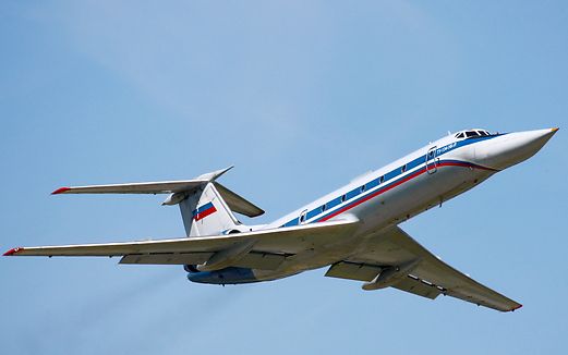 客机中的轰炸机俄罗斯图134ubl教练机