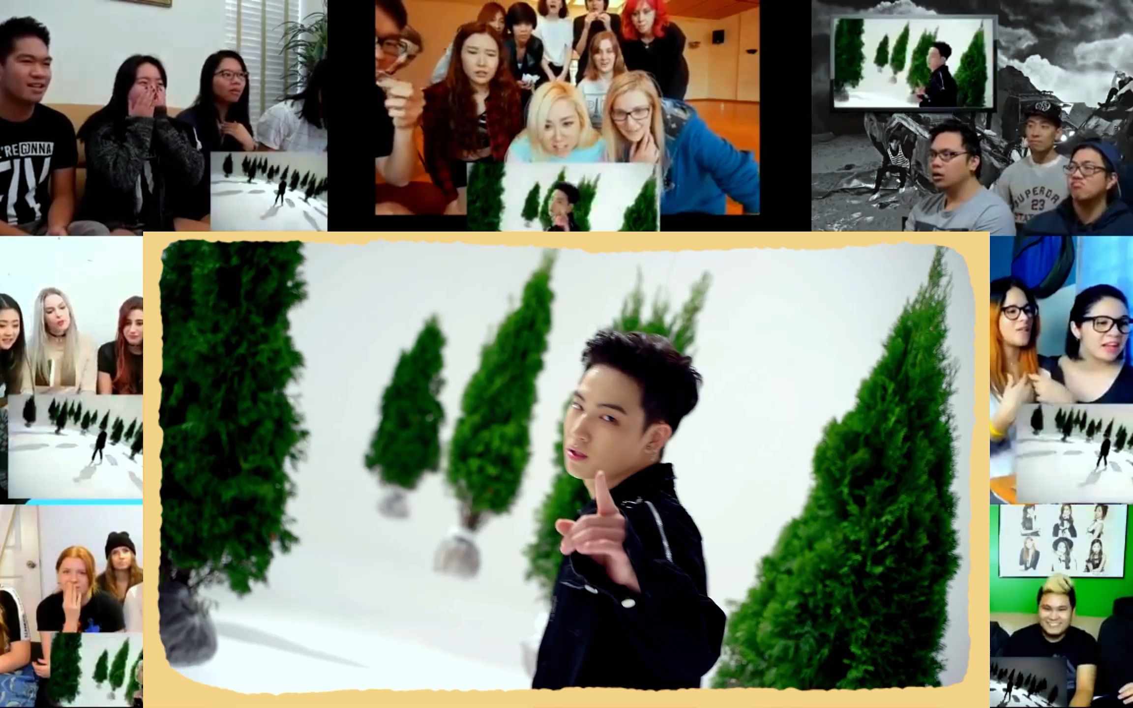 活动  got7《hard carry》反应合集,王嘉尔开口跪,发现宝藏boy.