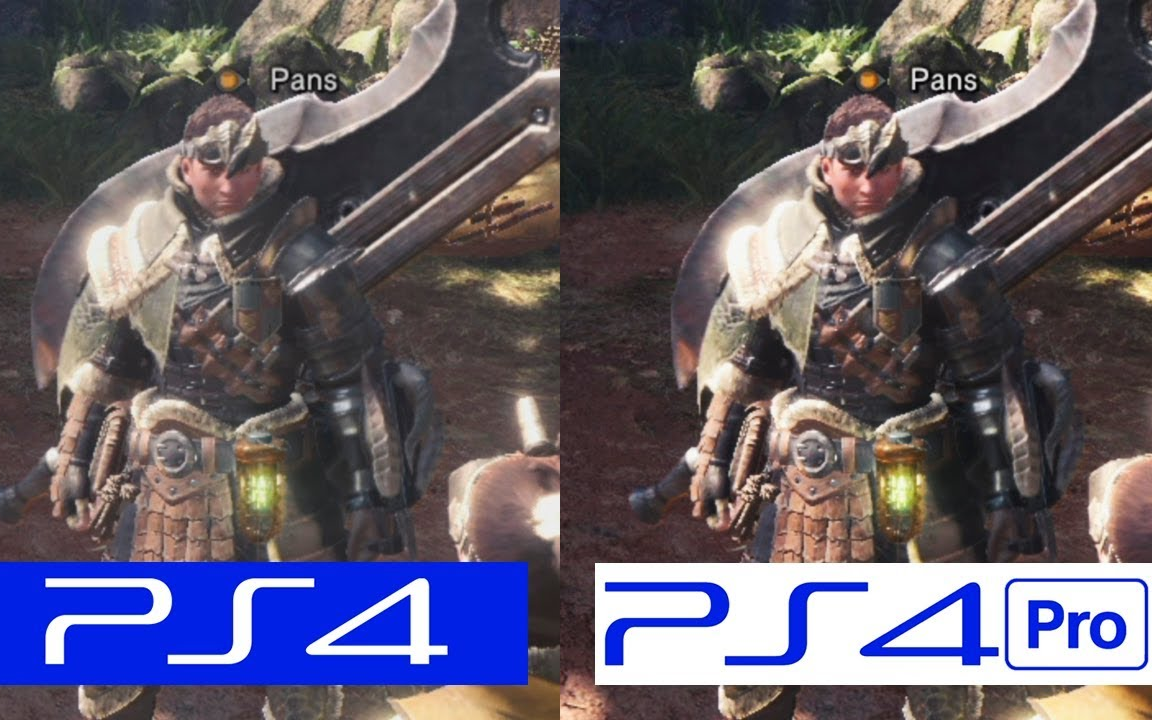 [图]差距到底有多大？《怪物猎人世界》PS4 vs PS4 Pro画质对比