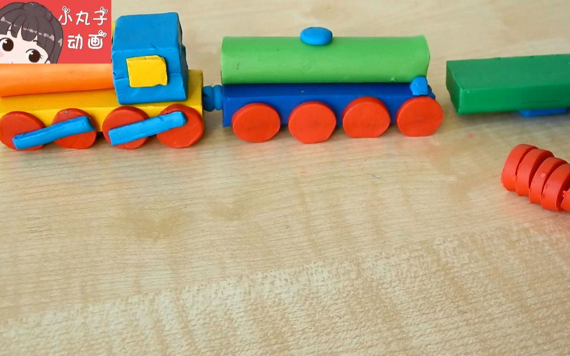 托马斯彩色黏土玩具 小火车手工diy