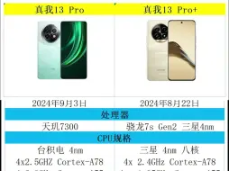 Tải video: 真我13 Pro 和真我13 Pro+参数对比