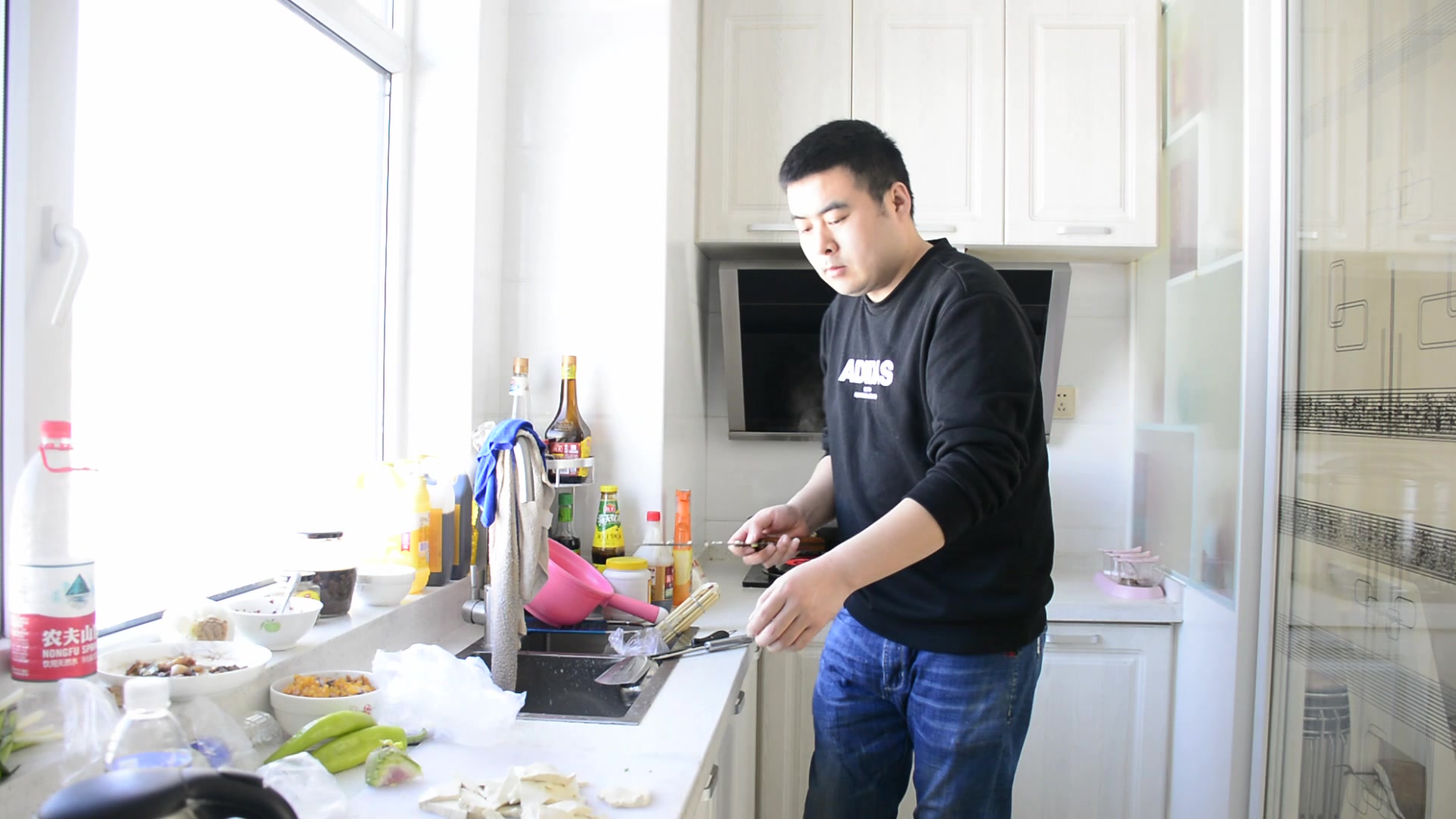 宅在家里的一天 我变成了家庭主男一日三餐外加炒栗子