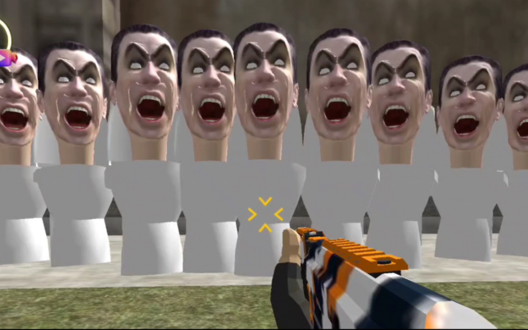 "关于我在城市里被一群人脸马桶追这件事"