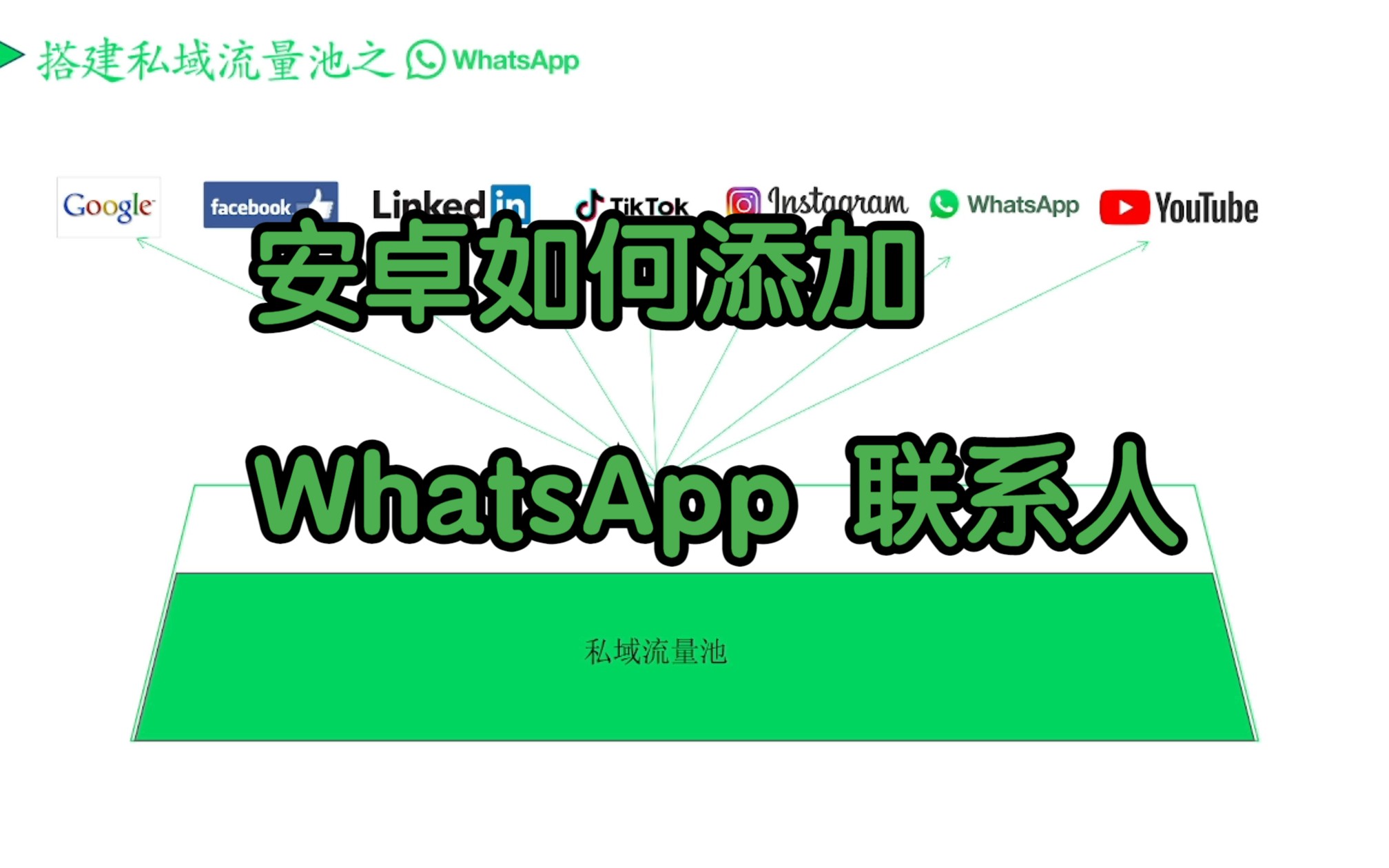 Whatsapp第12讲:安卓如何添加 WhatsApp 联系人哔哩哔哩bilibili