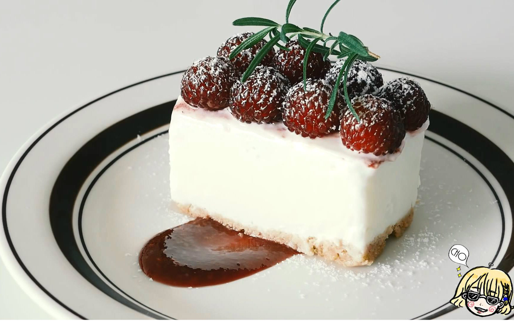 教你做不用烤的覆盆子奶油起司蛋糕_哔哩哔哩 (゜-゜)つロ 干杯~-bili